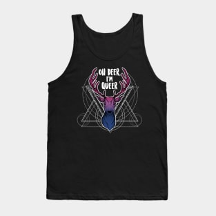 Bisexual: Oh Deer, I'm Queer Tank Top